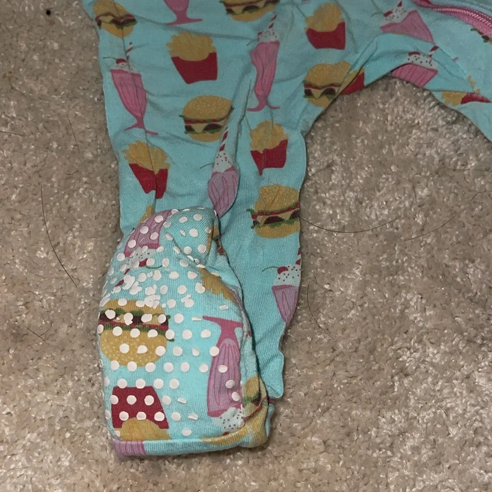 Two Kickee Pants Pajama Footies